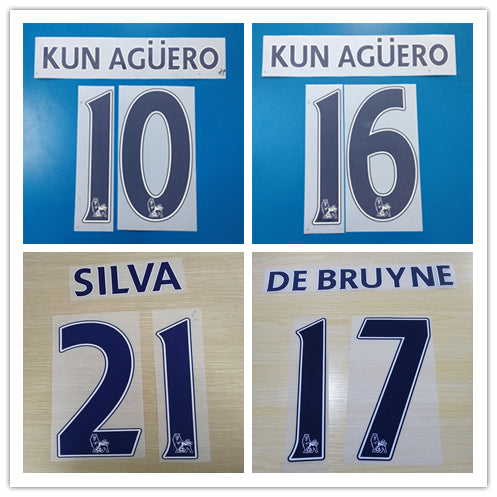 Manchester City 2010-13 Home Football Nameset