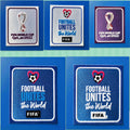 2022 World Cup Patch Heat Transfer Soccer Badge flocking number (Repro)