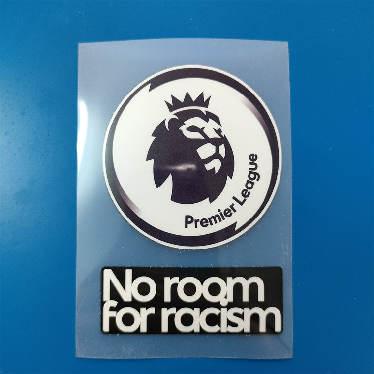 19-22 Premier League+no room for racism Plastic material (Repro)