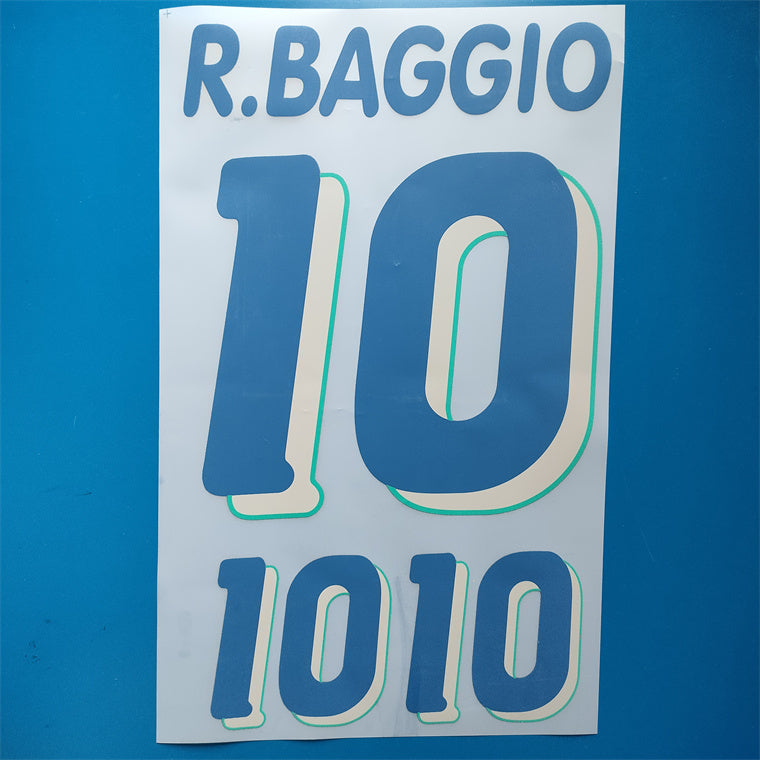 Italy 1994 Home Football Nameset