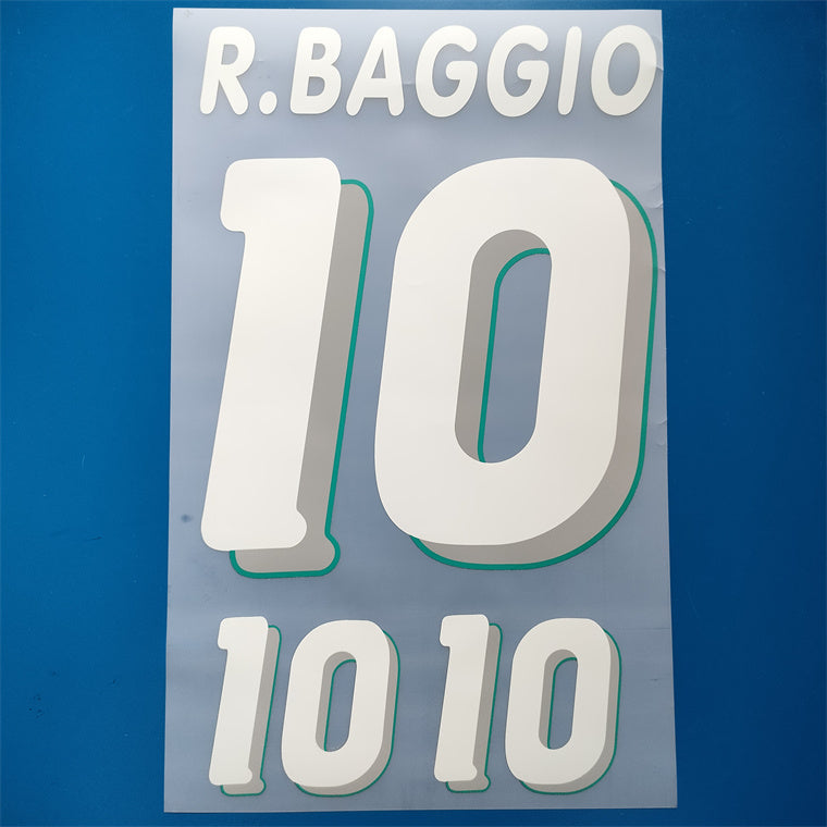 Italy 1994 Home Football Nameset