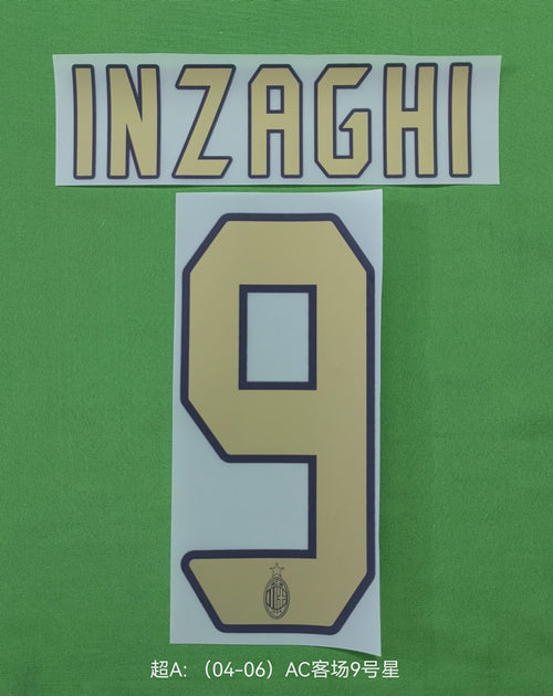 AC Milan 2006-07 Home Football Nameset