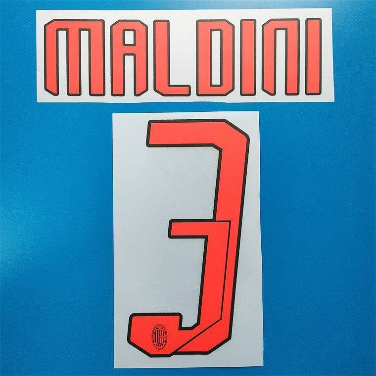 AC Milan 2007-08 Away Football Nameset
