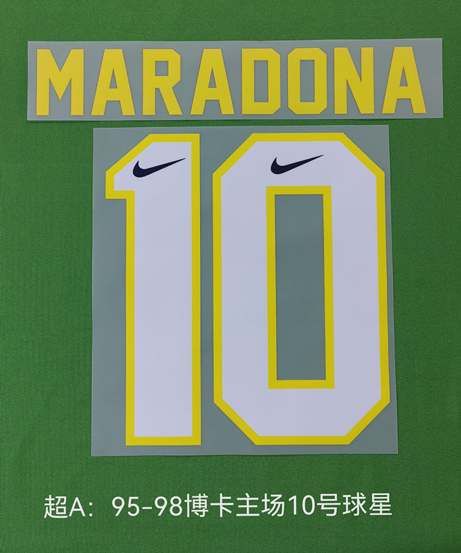 Boca Juniors 1997-98 Home Football Nameset