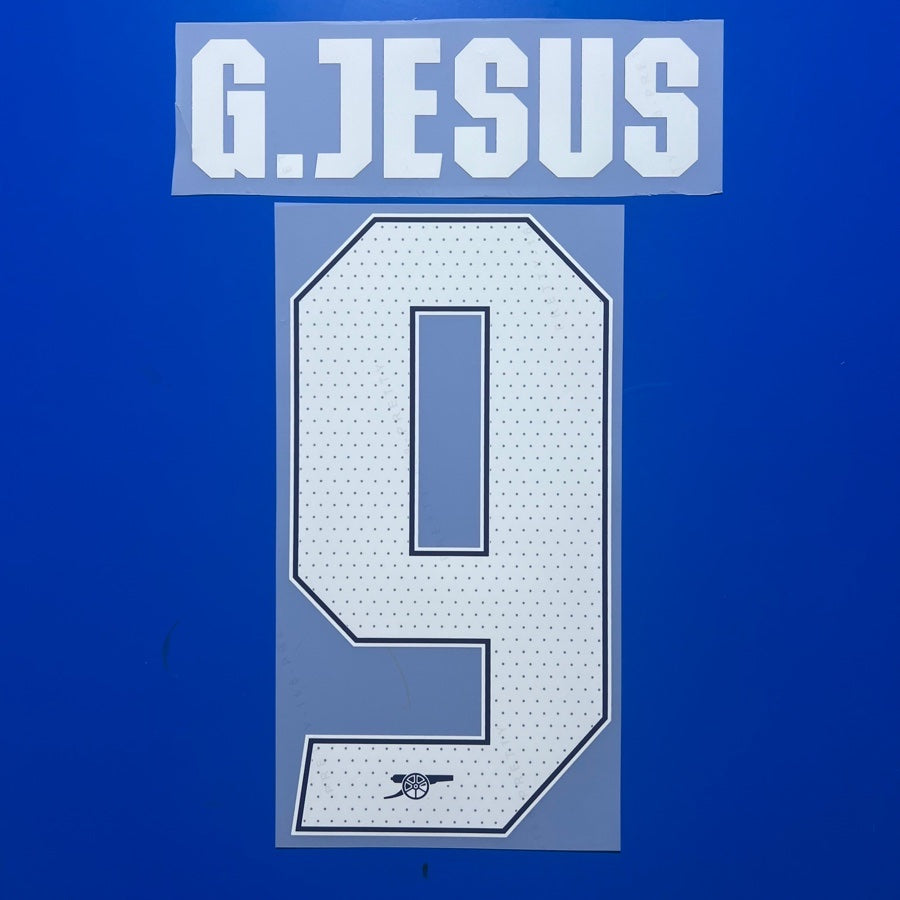 Arsenal 2024-25 Champions League Home Football Nameset - Saka/Havertz/Martinelli (Repro)