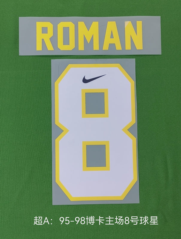 Boca Juniors 1997-98 Home Football Nameset