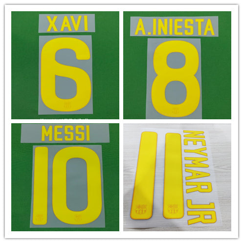 FC Barcelona 2011-12 Football Nameset