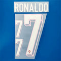 Portugal 2024 Home (Euro) Football Nameset - Ronaldo (Repro)