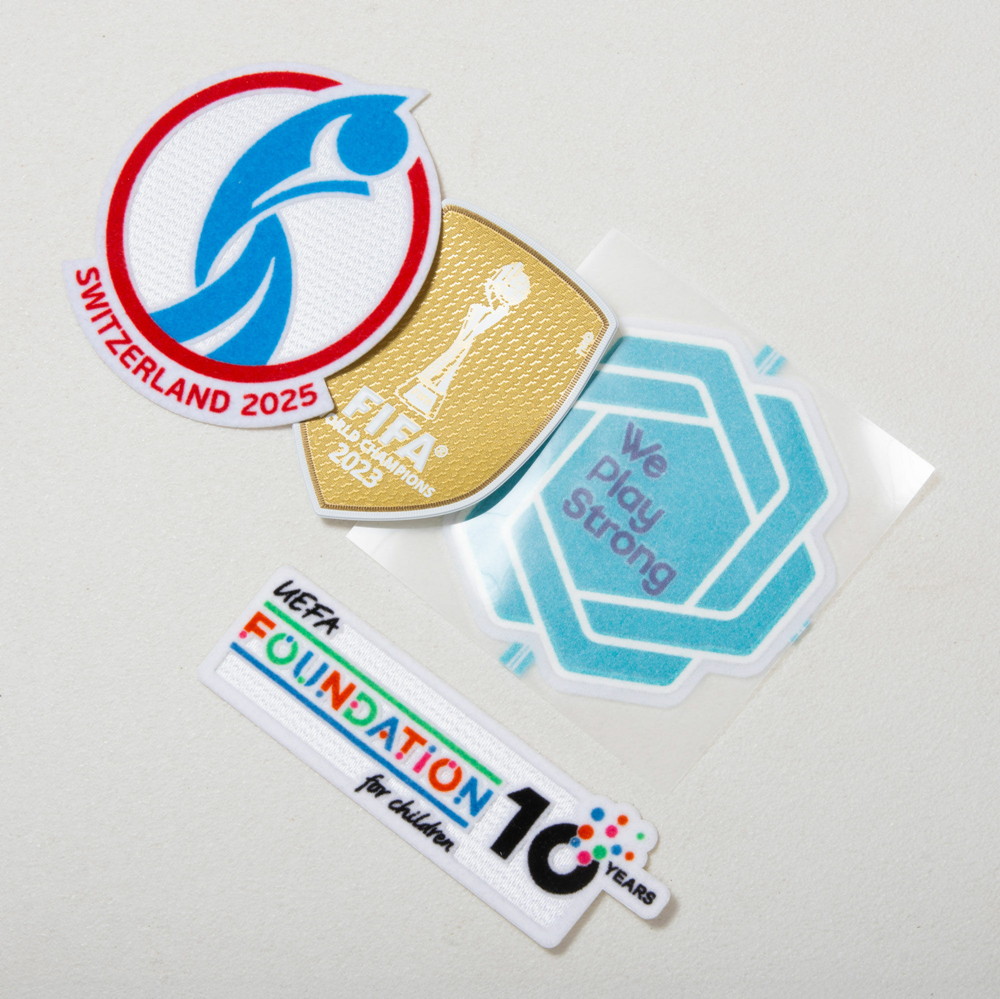 UEFA Euro 2025 / Women's World Cup 2023 Titleholder Player Patch Set (Spain) (Repro)