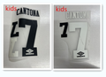 Kids Manchester United 1992-94 Football Nameset - Cantona Giggs (Height 24.6cm) (Repro)