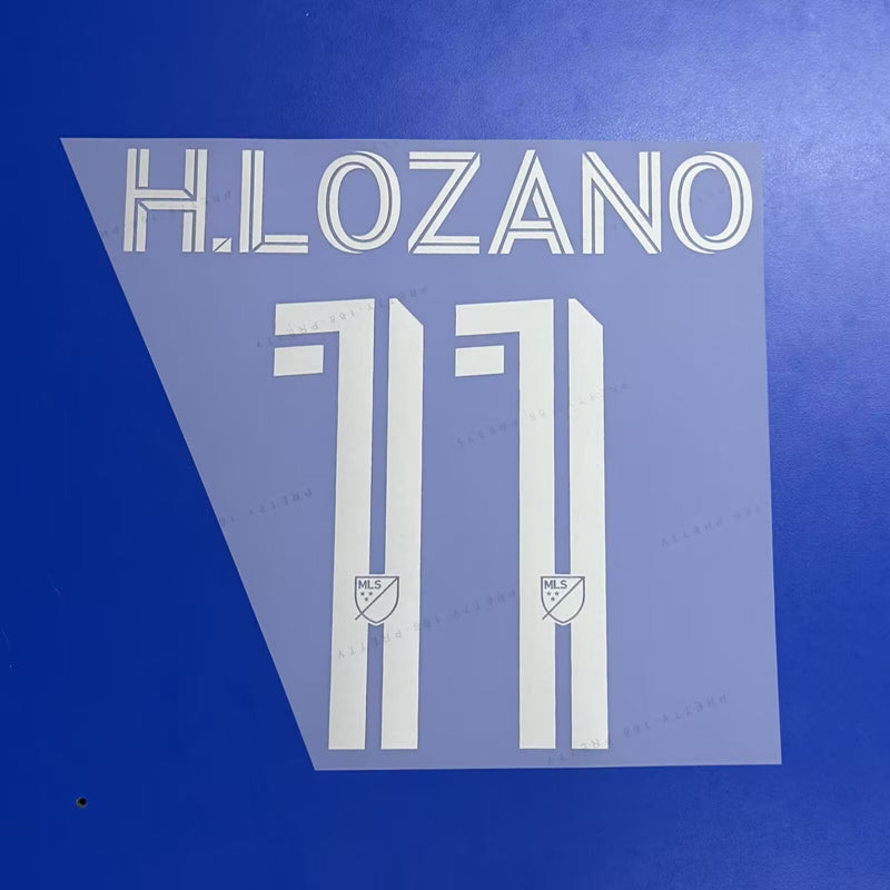San Diego FC 2025-26 Home Football Nameset