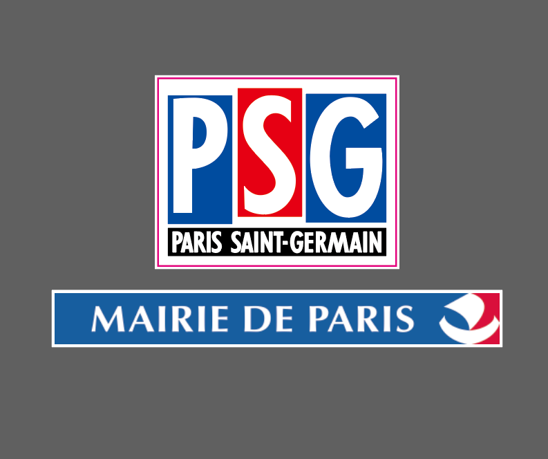 2003 PSG Paris Saint-Germain MAIRIE DE PARIS patches (Repro)