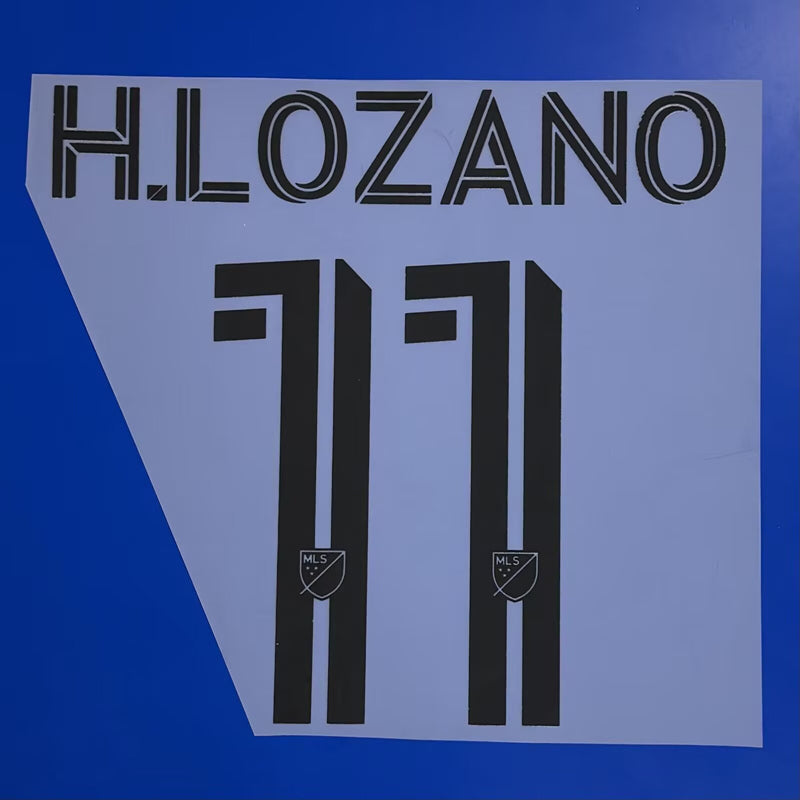 San Diego FC 2025-26 Home Football Nameset