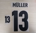 Germany 2012 Home Football Nameset - Klose/Schweinsteiger/Muller (Repro)