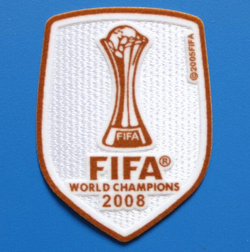 Man Utd 2008 FIFA Club World Cup Patch Heat Transfer Soccer Badge (Repro)