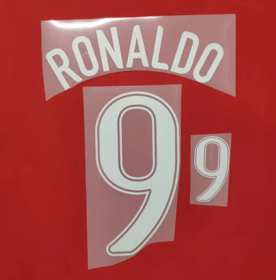 Brazil 2006 Home Football Nameset - Ronaldo/Ronaldinho/Kaka (Repro)