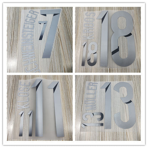Germany 2014 World Cup Away Football Nameset
