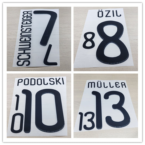 Germany 2010 Home Football Nameset