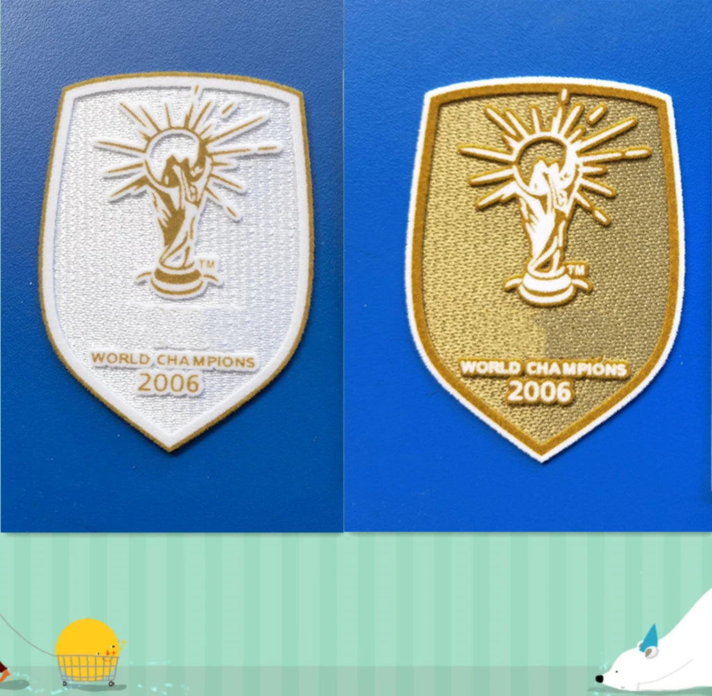 FIFA World Cup 2006 Champions chest patch Soccer Patch Badge (Repro)