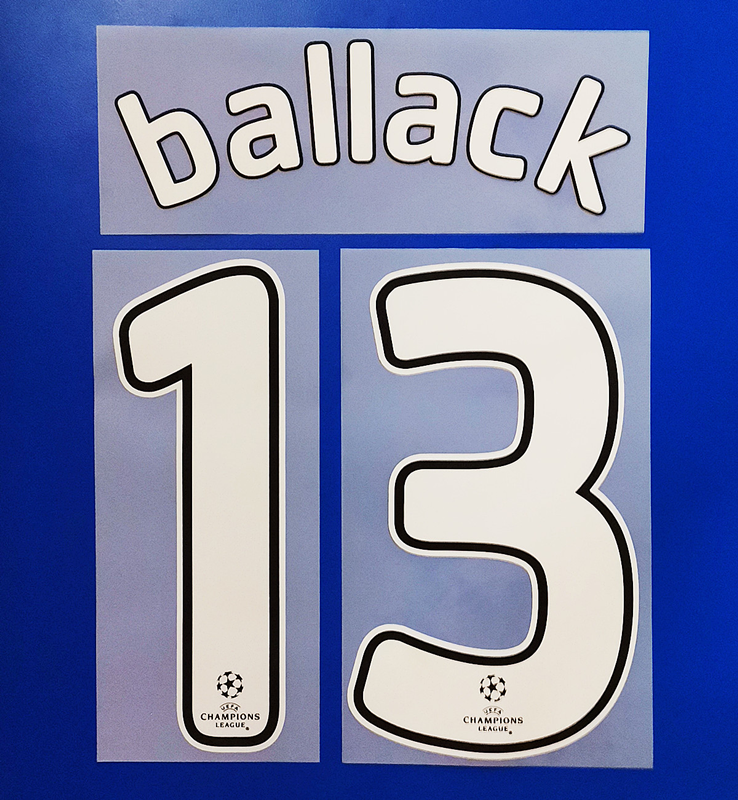 Chelsea 2007-08 Home Football Nameset
