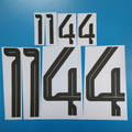 Netherlands 2022 World Cup Home Football Nameset - V.Dijk 4/Memphis 10/F.de Jong 21 (Repro)