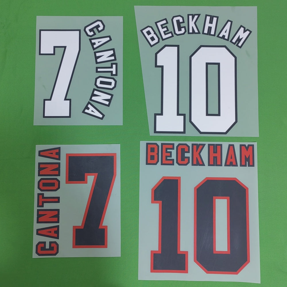 Manchester United 1996-97 Home Football Nameset