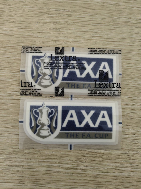 1999-2002 FA Cup AXA Football Patches Soccer Badges 1 pair (Repro)
