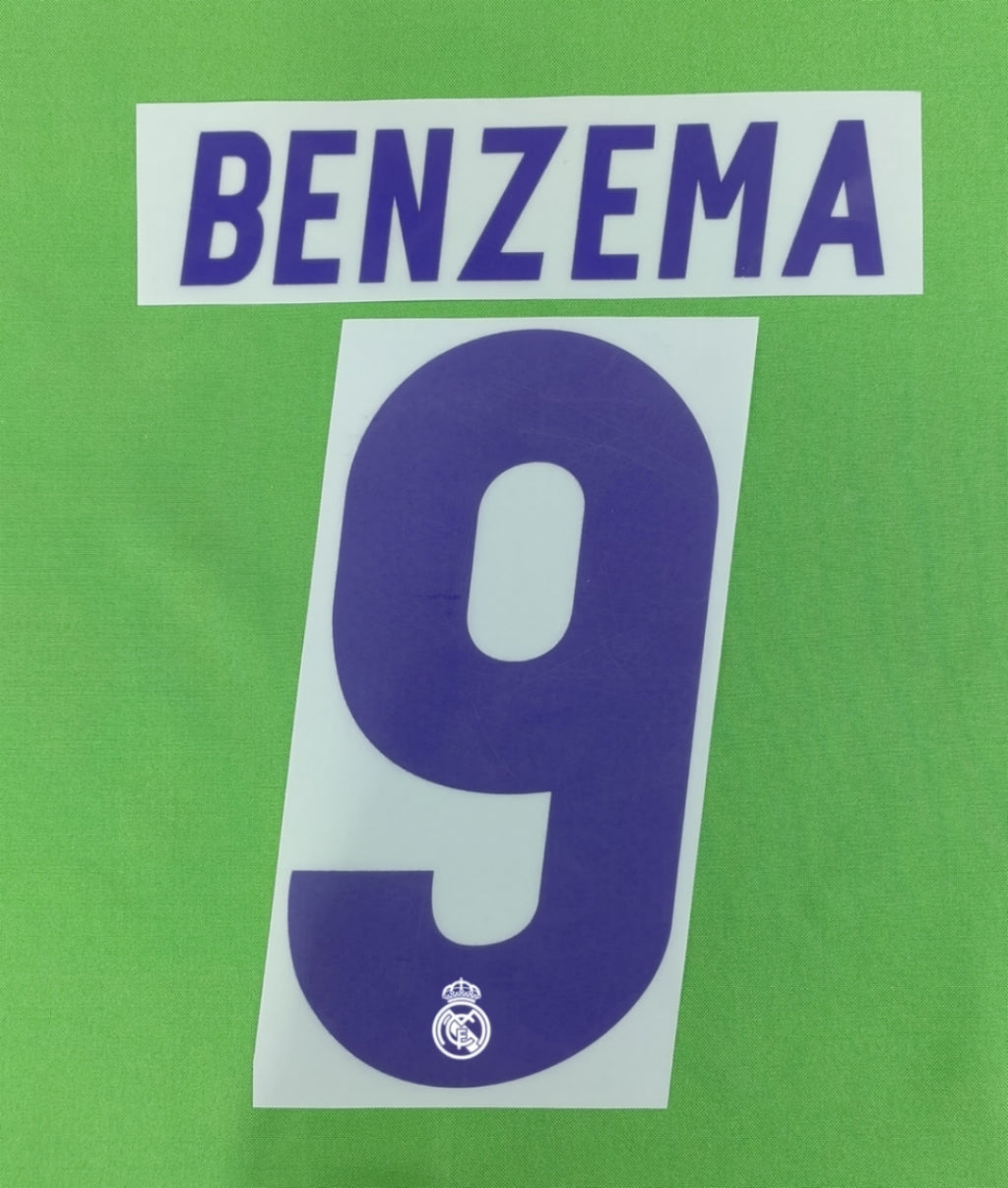 Real Madrid 2016-17 Home Football Nameset - Ronaldo Kroos Benzema Bale (Repro)