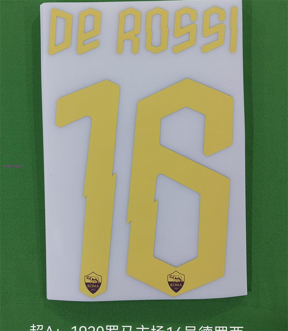 Roma 2019-20 Home Football Nameset