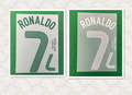 Portugal 2012 Home Football Nameset