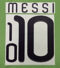 Argentina 2010 Home Football Nameset