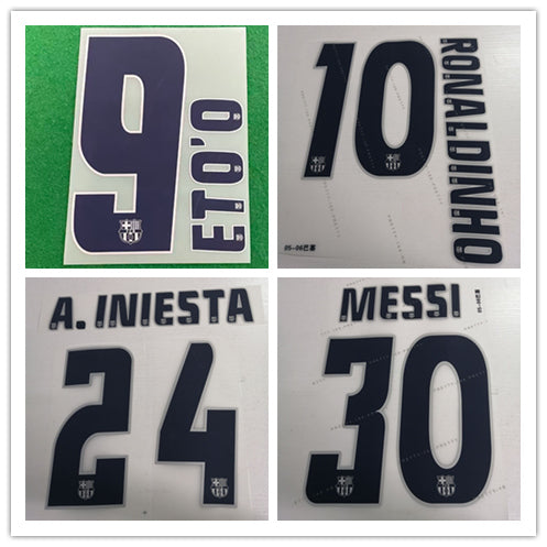 FC Barcelona 2005-06 Away football nameset