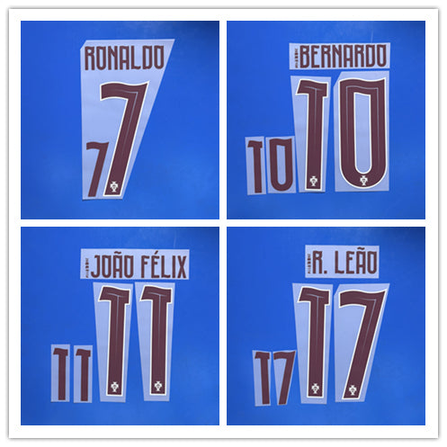 Portugal 2026 World Cup Away Football Nameset - Ronaldo/B.Fernandes/Vitinha (Repro)