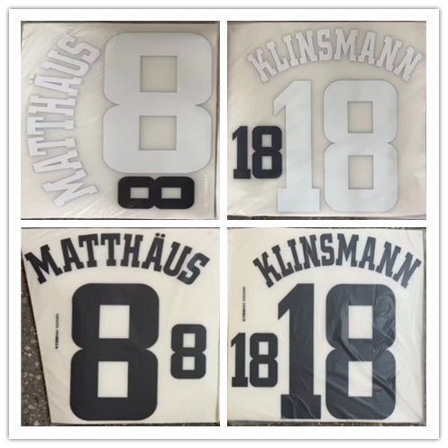 Germany 1998 Home Football Nameset