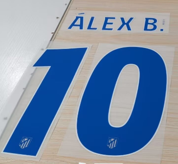 Atletico Madrid 2025-26 Home Football Nameset