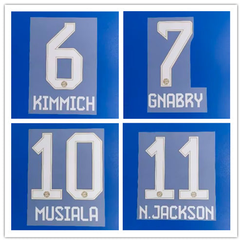 Bayern Munich 2026-27 Home Football Nameset - Kimmich Gnabry Kane Musiala (Repro)