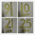 Bayern Munich 2012-13 Home Football Nameset - Lewandowski Lahm Muller Robben Schweinsteiger (Repro)