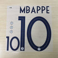 France 2018 Away Football Nameset - Mbappe (Repro)
