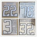 AC Milan 2008-09 Home Football Nameset - Ronaldinho Beckham Kaka Maldini (Repro)