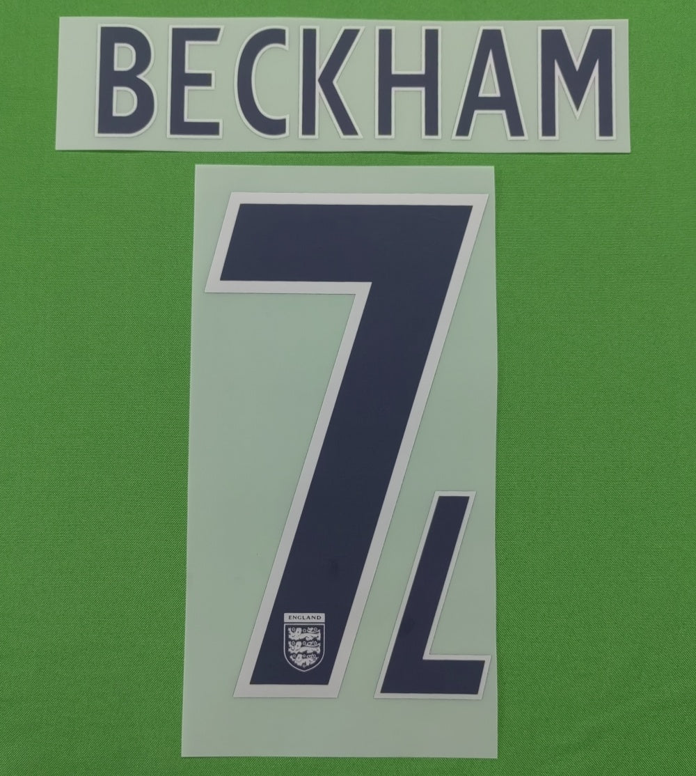 England 2004-06 Home Football Nameset