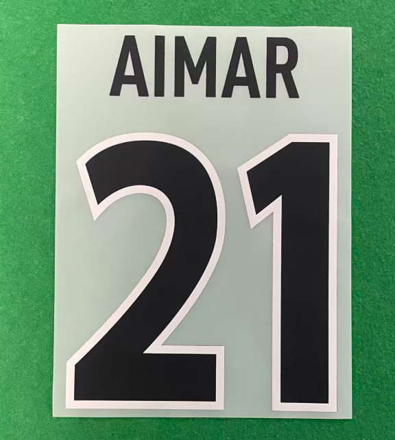 Valencia 2003-04 Retro Football Nameset - Aimar (Repro)