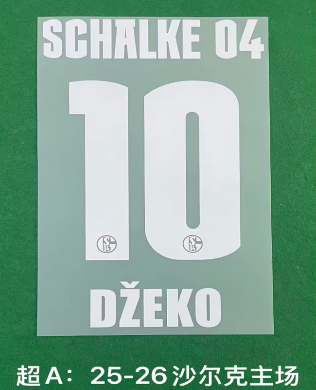 Schalke 04 2025-26 Home Football Nameset