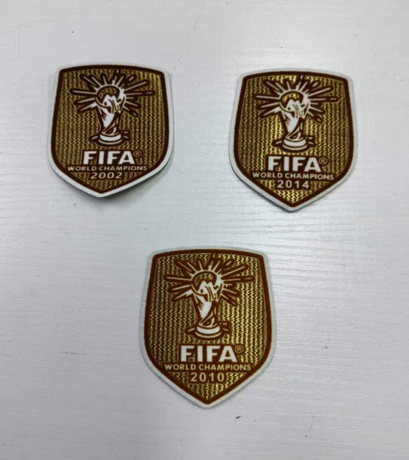FIFA World Cup 2002 2010 2014 2018 2026 Champions chest patch Soccer Patch Badge (Repro)