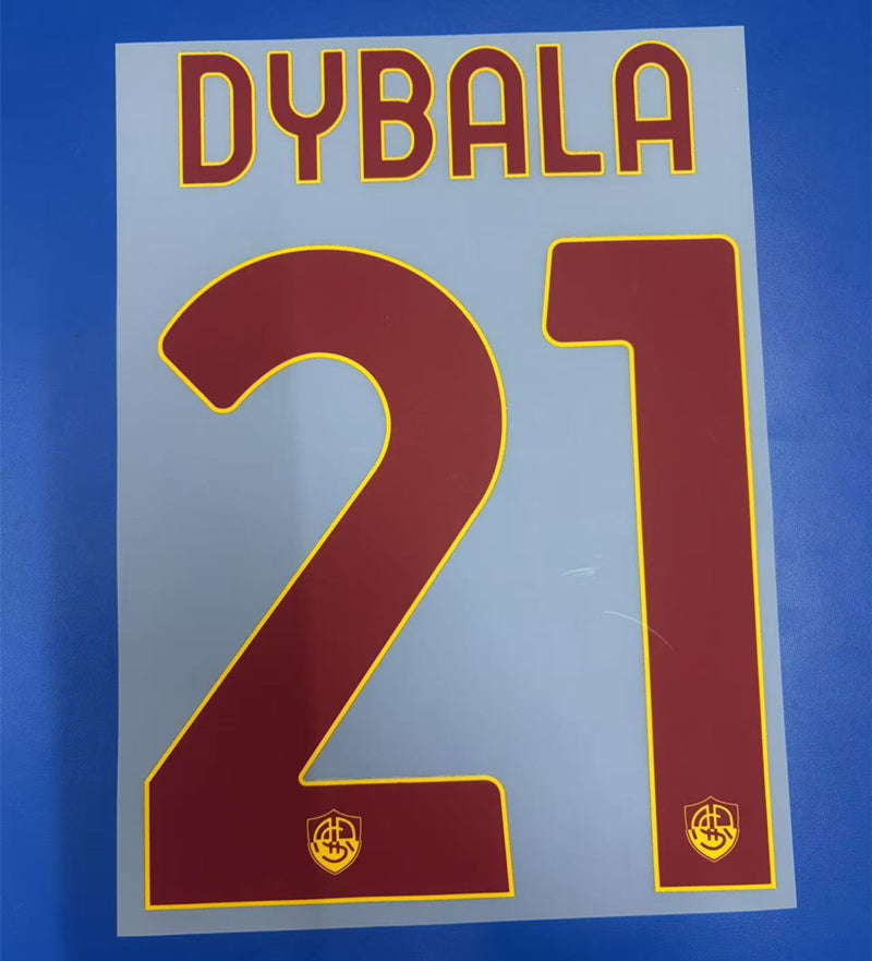 AS Roma 2026-27 Home Football Nameset