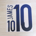 Colombia 2014 Home Football Nameset