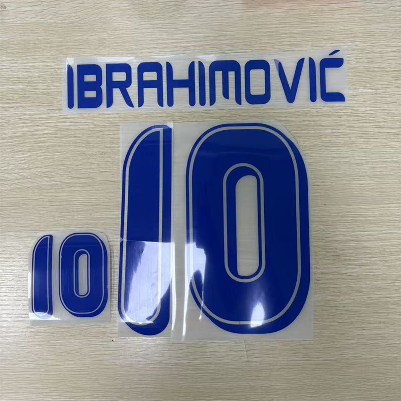 Sweden 2006 Home Football Nameset