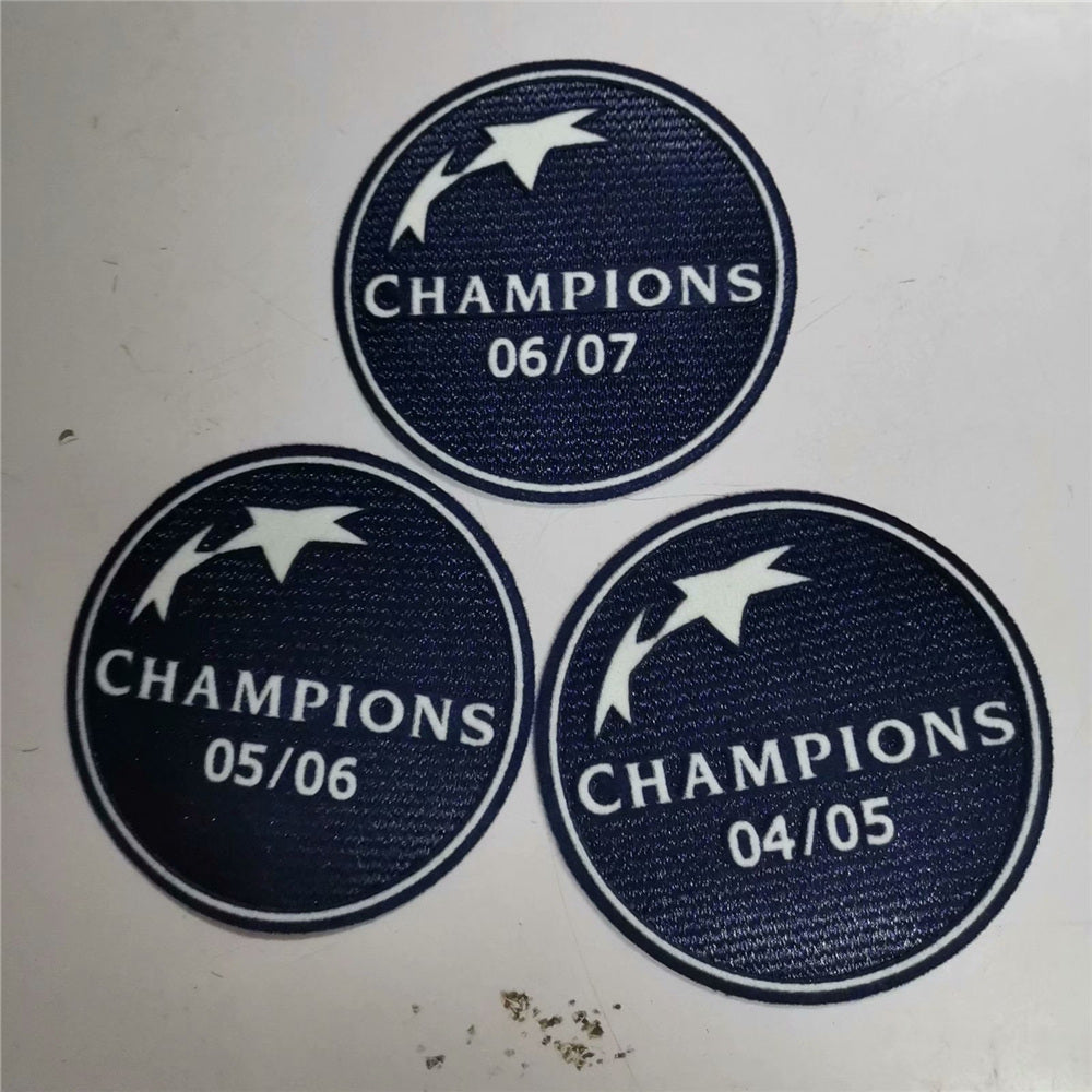 Retro UEFA Champions League 03/04 04/05 05/06 06/07 07/08 patch (Repro)